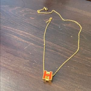 Hermes Cage D’H Pendant Necklace
